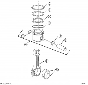 ЦПГ DD 12, 7L EGR 23533595