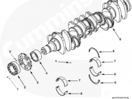 Коленчатый вал Cummins ISX