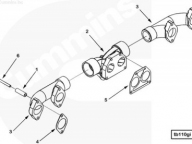 Коллектор выпускной Cummins ISX